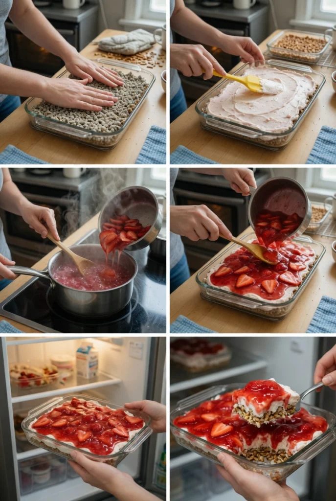 Strawberry Pretzel Salad