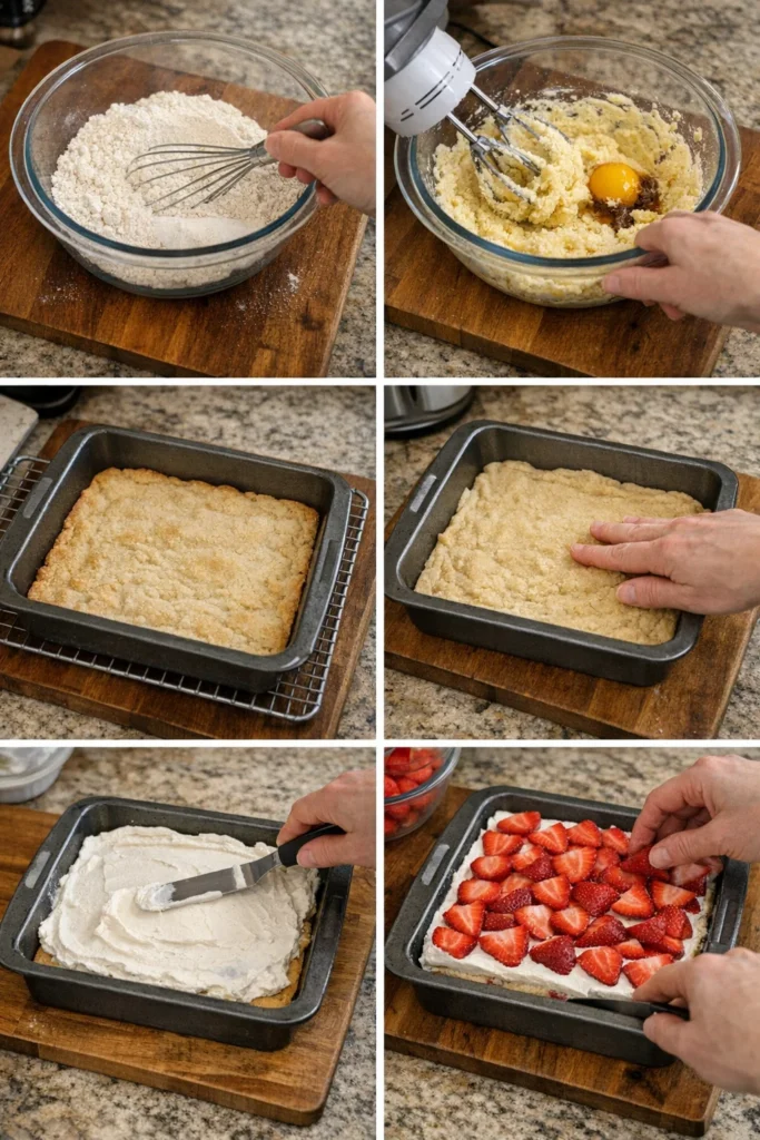 Strawberry Shortcake Bars