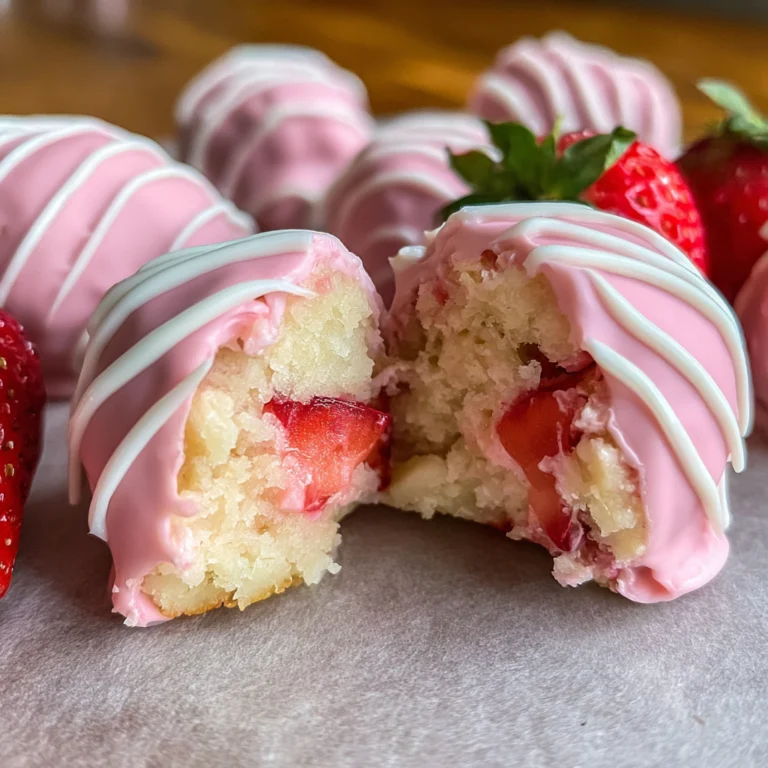 Strawberry Shortcake Truffles