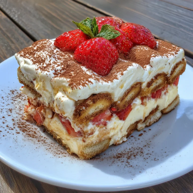 Strawberry Tiramisu