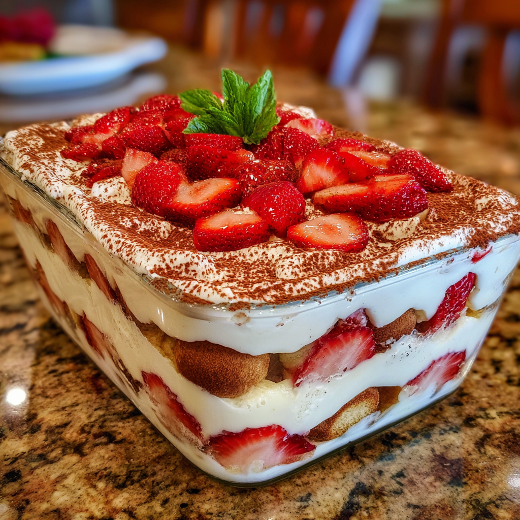 Strawberry Tiramisu