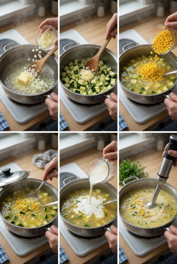 Summer Corn and Zucchini Chowder