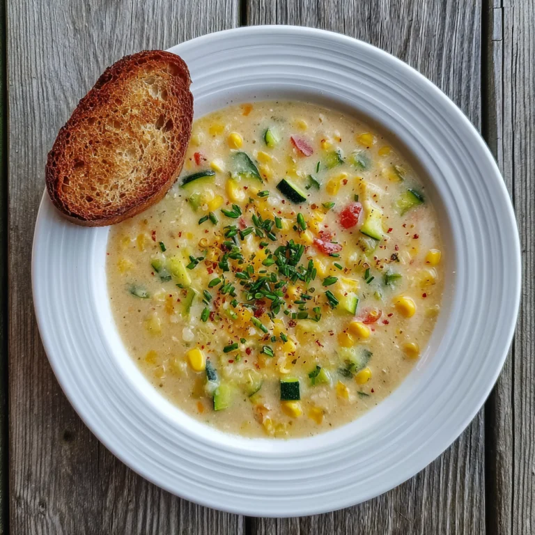 Summer Corn and Zucchini Chowder