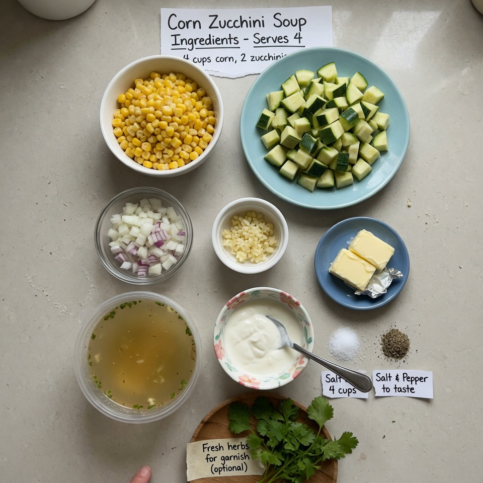 Summer Corn and Zucchini Chowder