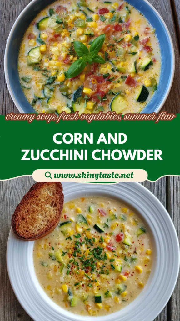 Summer Corn and Zucchini Chowder