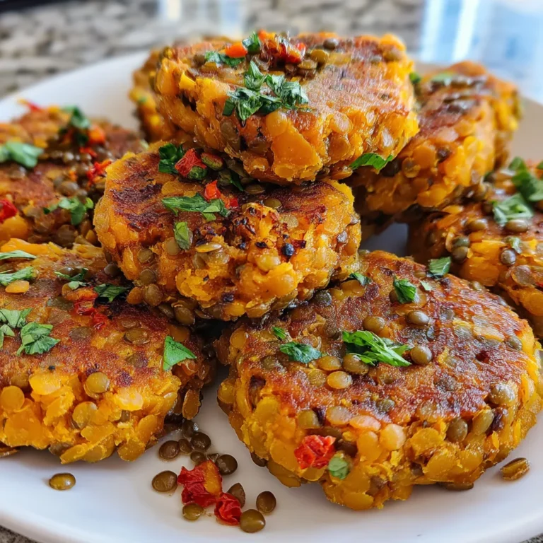 Sweet Potato Lentil Patties