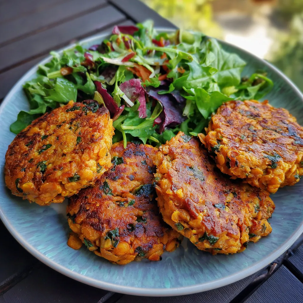 Sweet Potato Lentil Patties