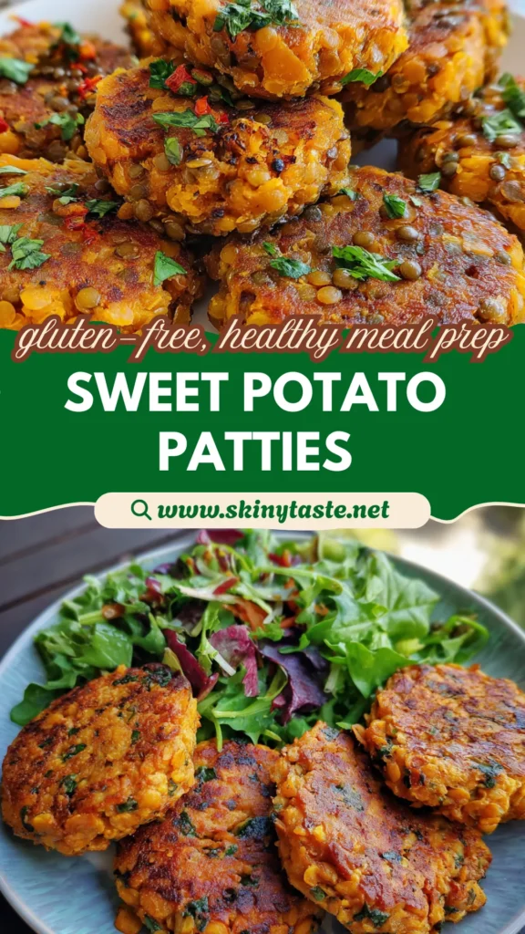 Sweet Potato Lentil Patties