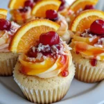 Tequila Sunrise Cupcakes