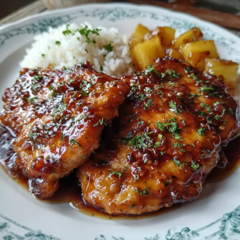 brown sugar pineapple chicken