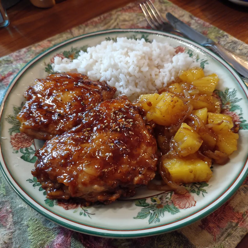 brown sugar pineapple chicken