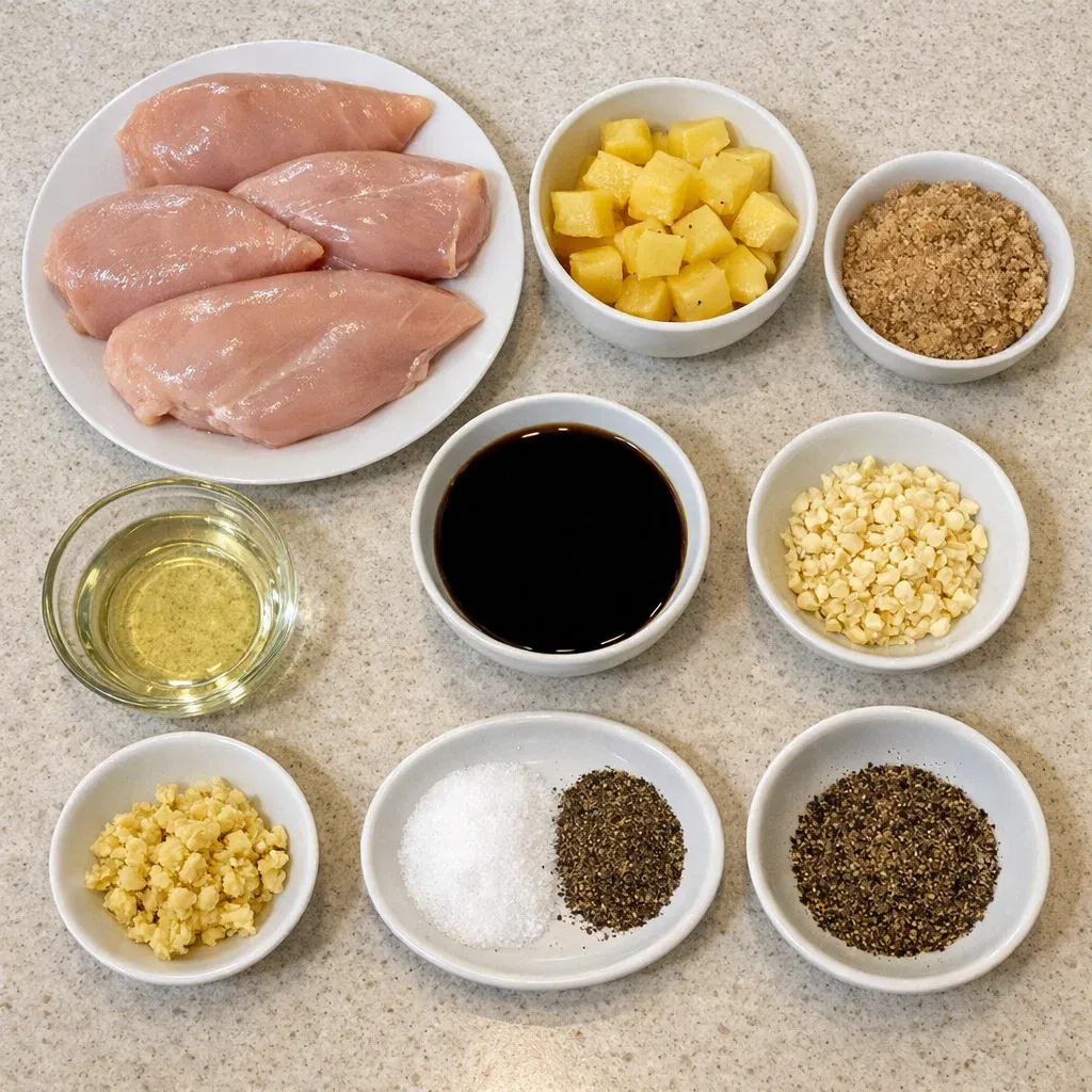 brown sugar pineapple chicken