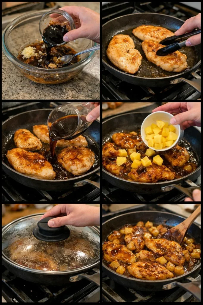 brown sugar pineapple chicken