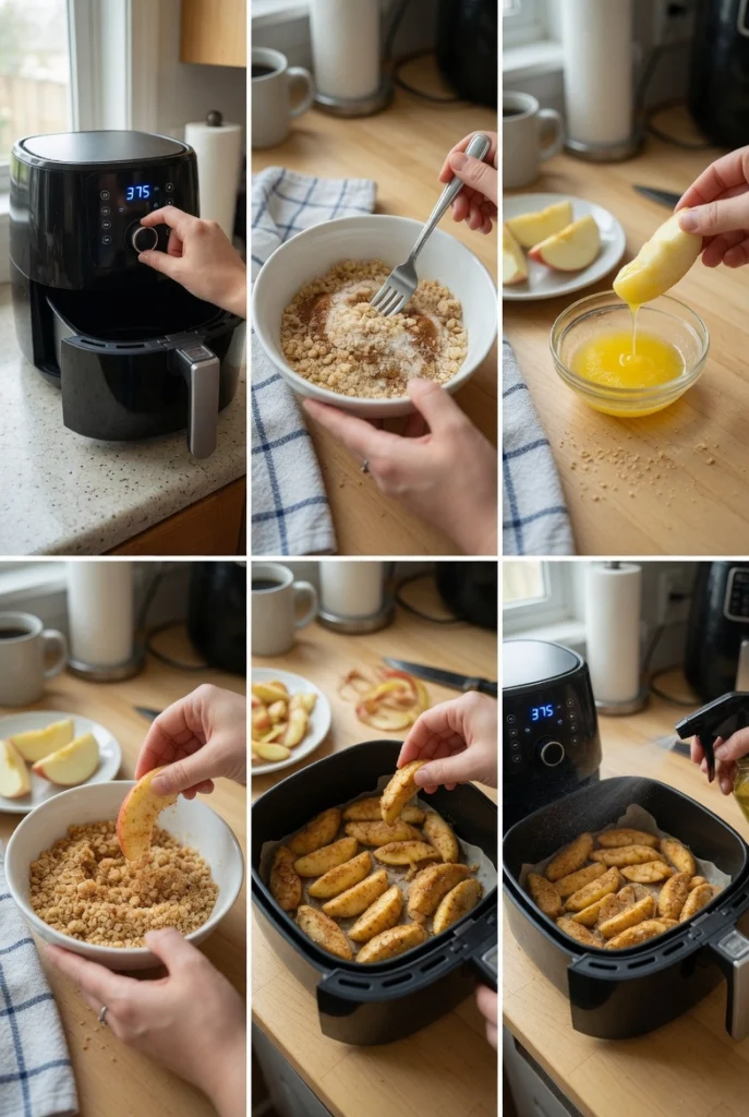 Air Fryer Apple Fries