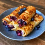 Air Fryer Blueberry Chimichangas