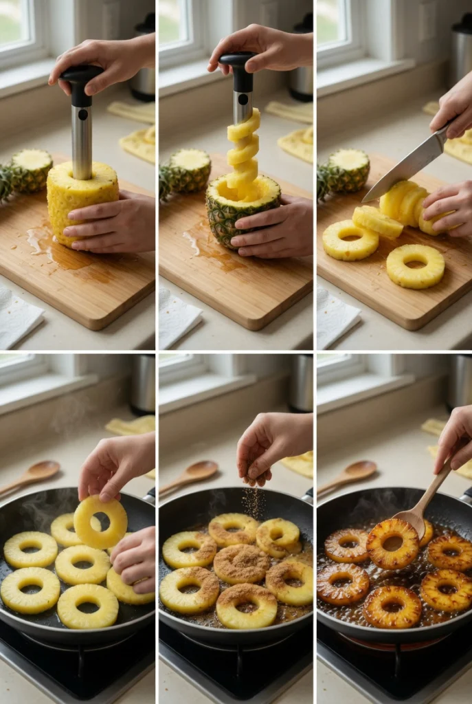 Air Fryer Caramelized Pineapple
