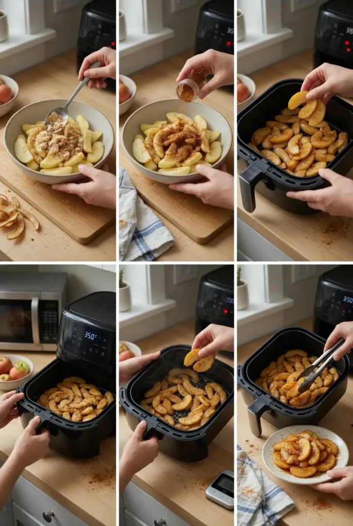 Air Fryer Cinnamon Apples: Quick 10‑Minute Sweet Dessert Recipe 8 Air Fryer Cinnamon Apples