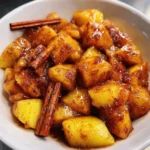 Air Fryer Cubed Cinnamon Apples