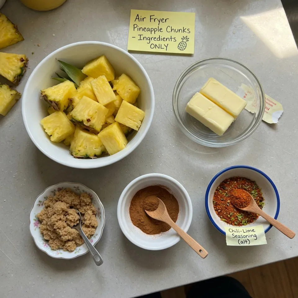 Air Fryer Pineapple Chunks