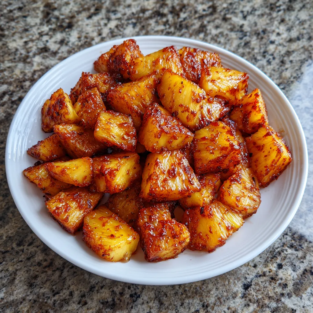 Air Fryer Pineapple Chunks