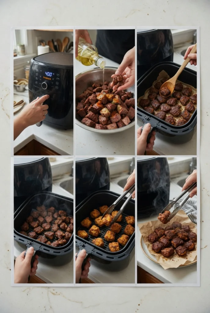 Air Fryer Smoked Beef Bites