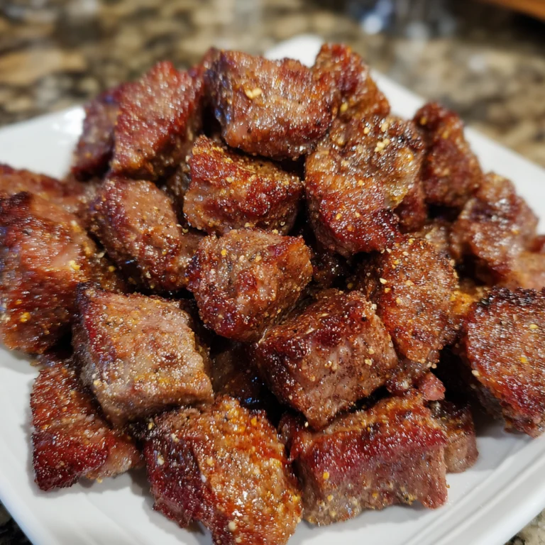 Air Fryer Smoked Beef Bites