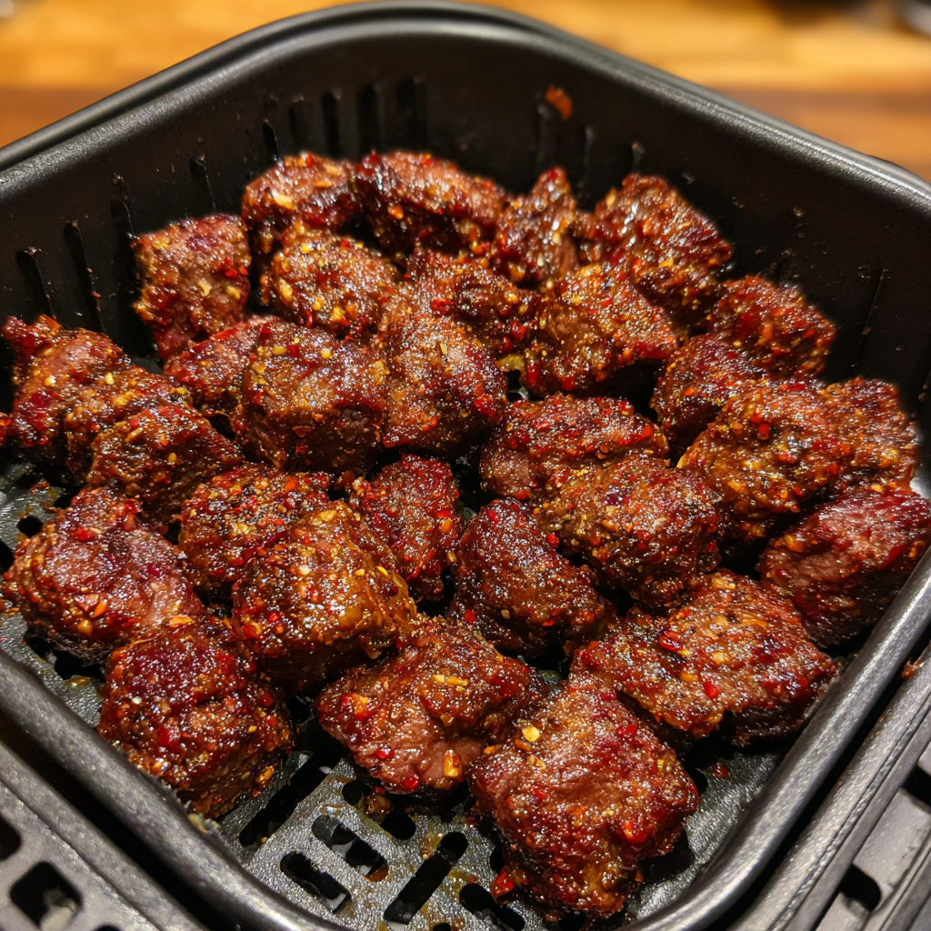 Air Fryer Smoked Beef Bites