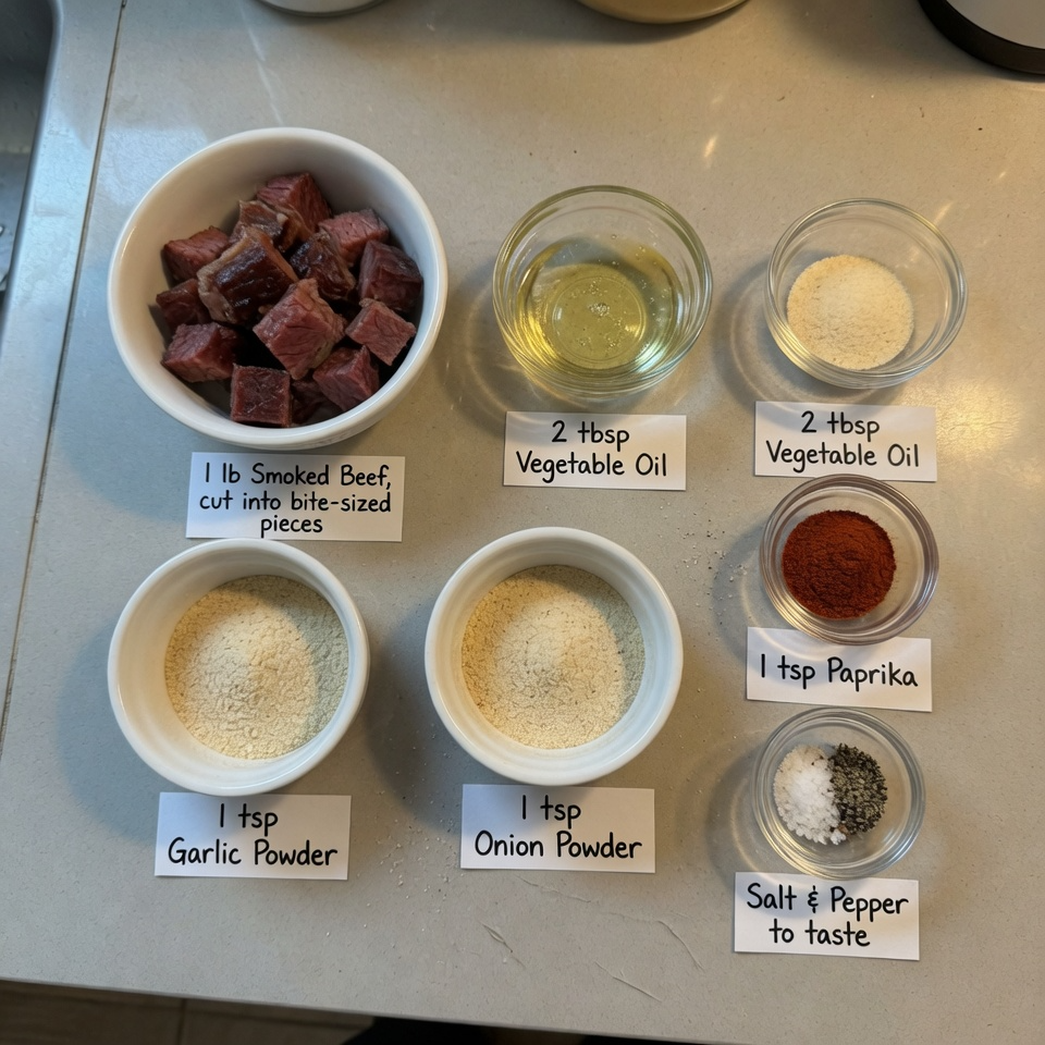 Air Fryer Smoked Beef Bites