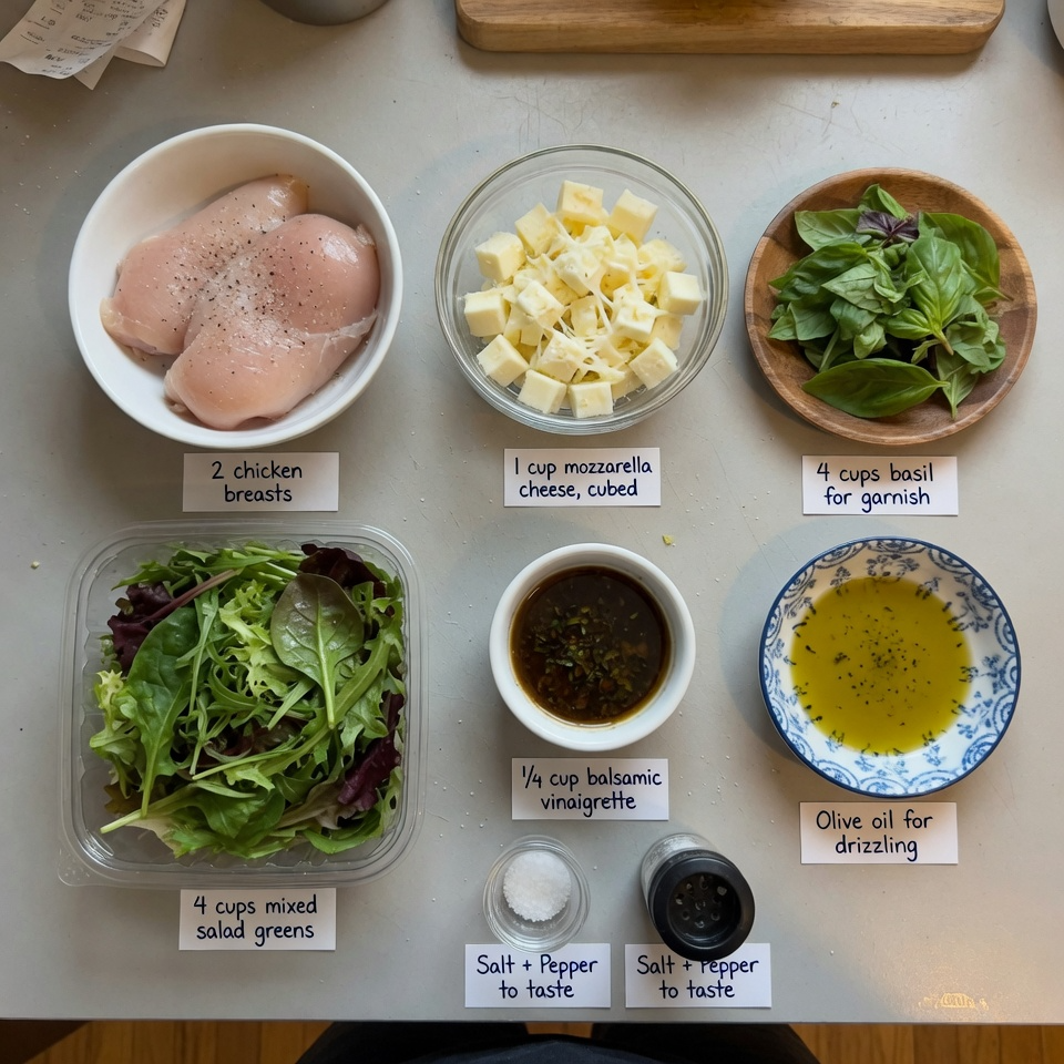 Baked Marinated Chicken Salad