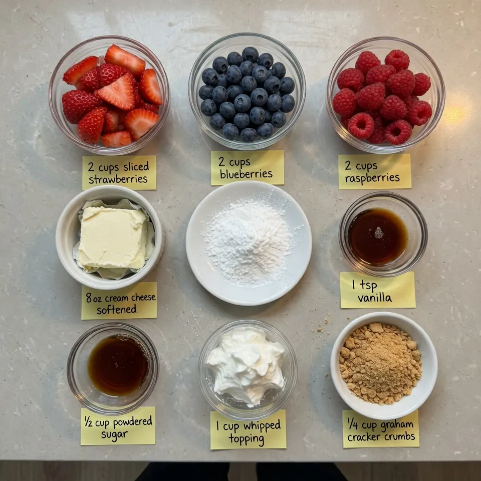 Berry Cheesecake Fruit Salad