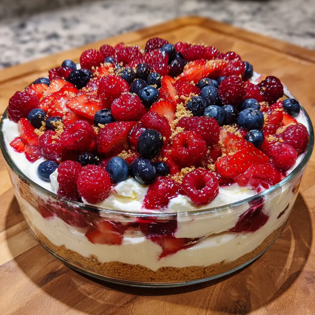 Berry Cheesecake Fruit Salad