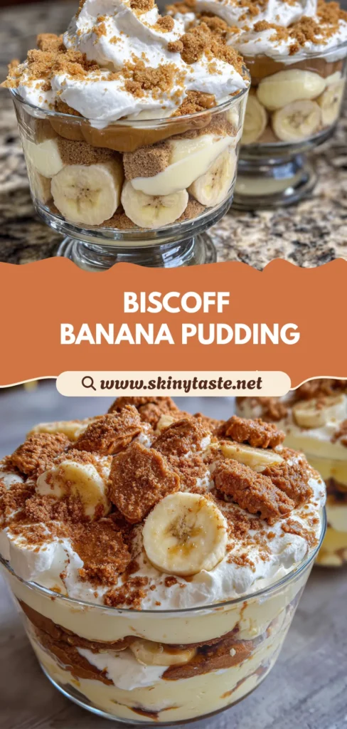 Biscoff Banana Pudding