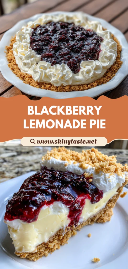 Blackberry Lemonade Pie Recipe – Easy Summer Dessert for 8 Servings 10 Blackberry Lemonade Pie Recipe