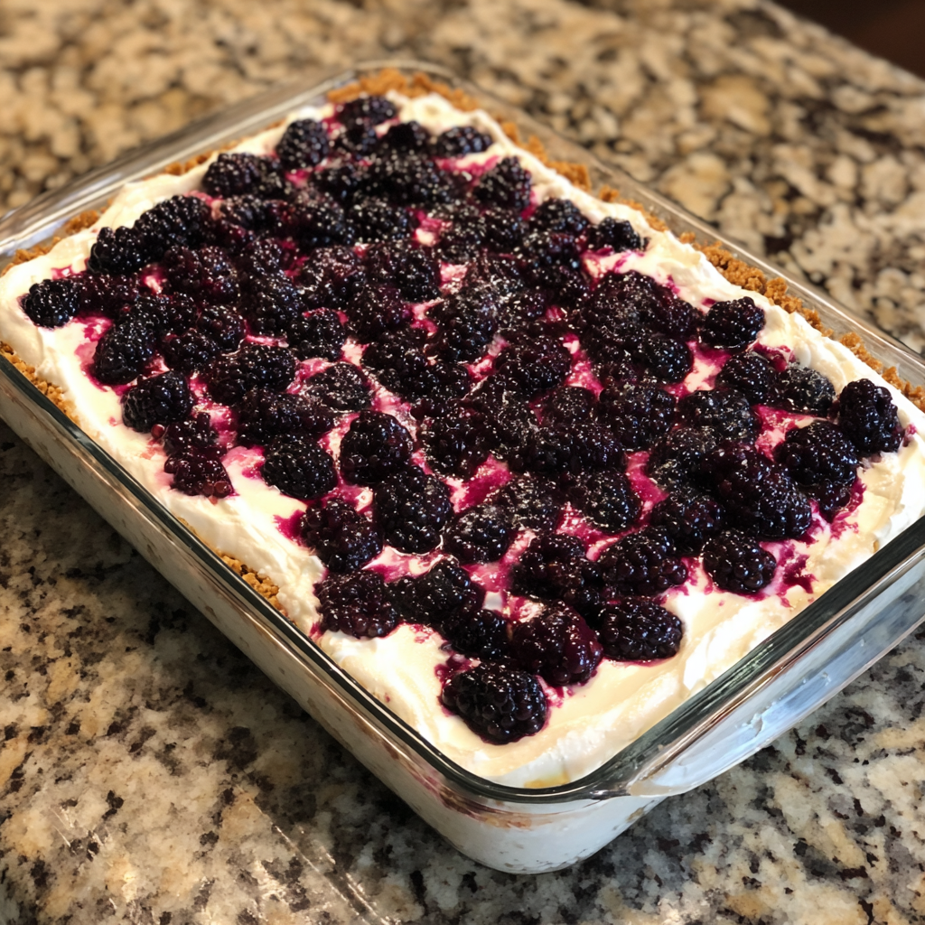 Irresistible Blackberry Pretzel Dessert Recipe – Easy Sweet Treat 9 Blackberry Pretzel Dessert