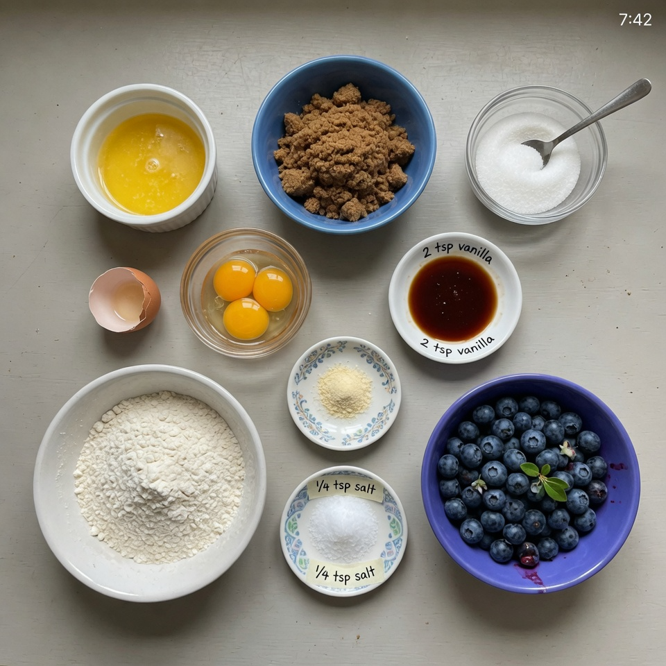 Blueberry Blondies