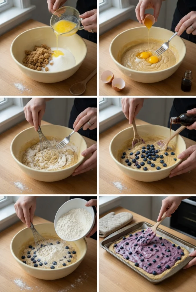 Blueberry Blondies
