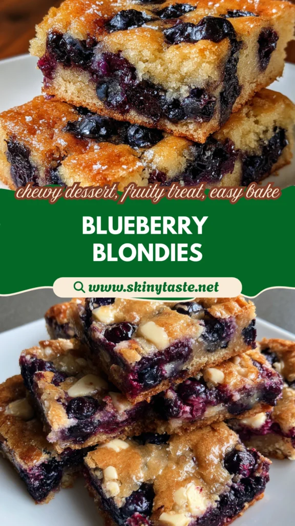 Blueberry Blondies