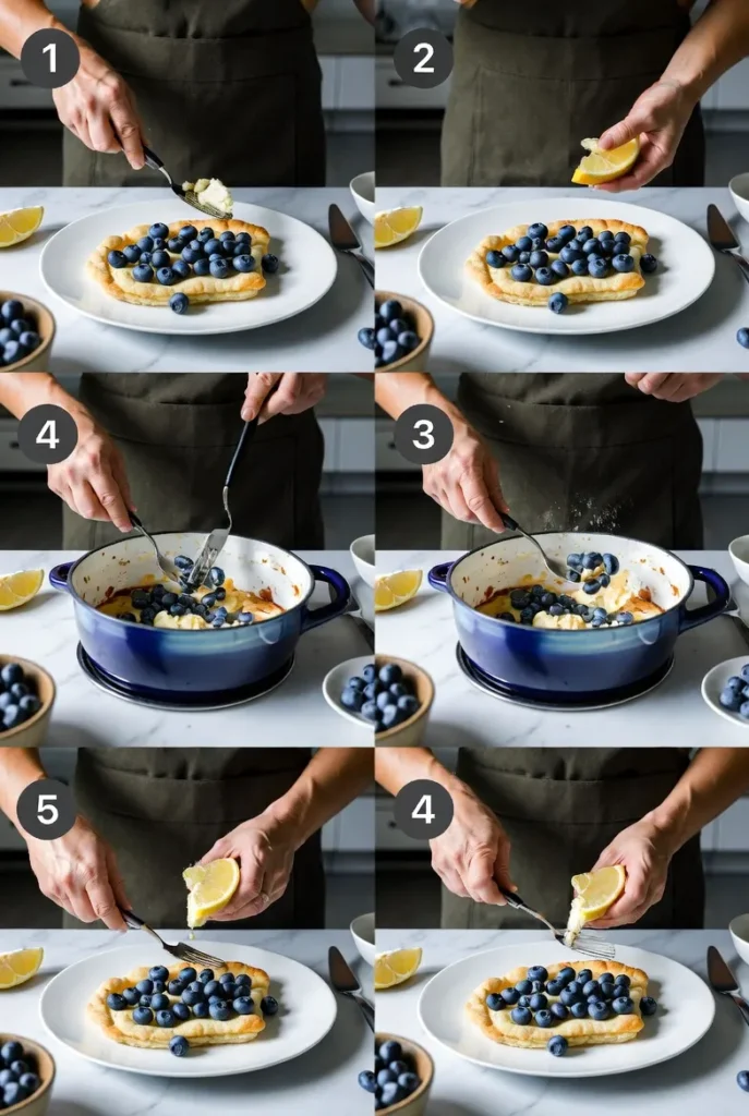 Blueberry Butter Swim Biscuits with Lemon Glaze Breakfast Recipe 8 Blueberry Butter Swim Biscuits with Lemon Glaze Breakfast Recipe
