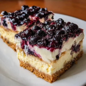 Blueberry Cheesecake Bars
