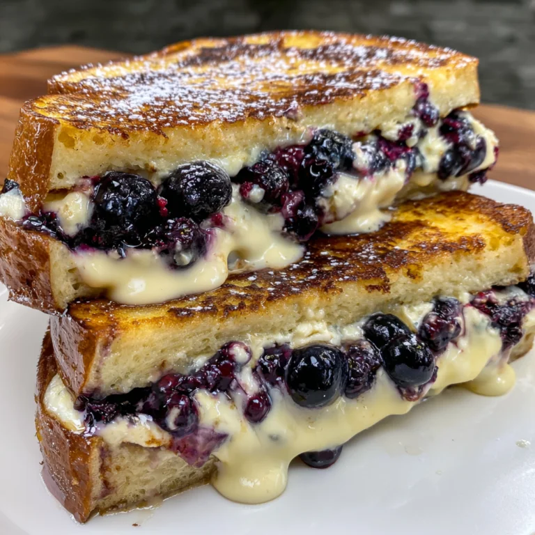 Blueberry Cheesecake Stuffed French Toast