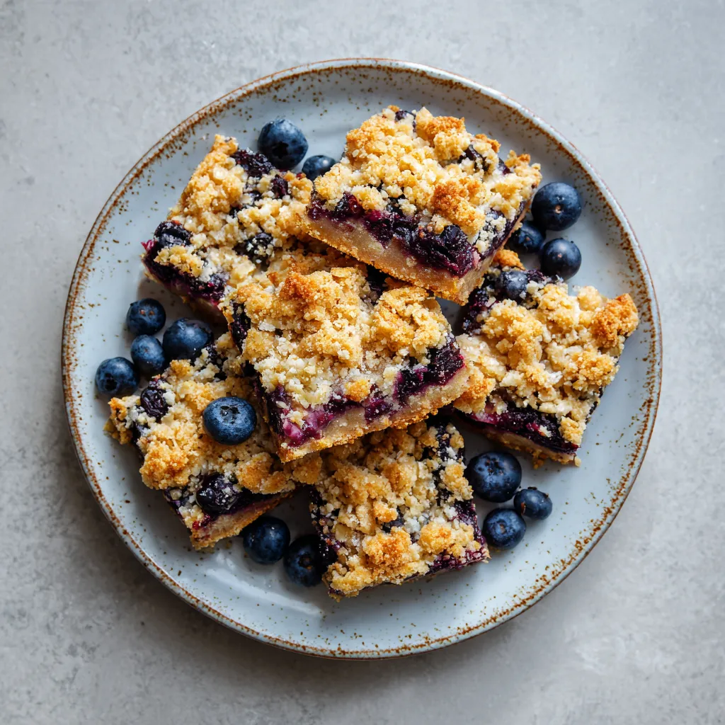 Blueberry Cream Cheese Bars - Easy Moist Dessert Recipe 9 Blueberry Cream Cheese Bars