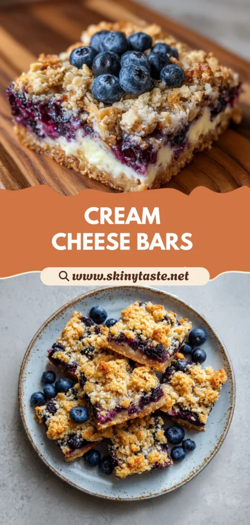 Blueberry Cream Cheese Bars - Easy Moist Dessert Recipe 10 Blueberry Cream Cheese Bars