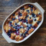 Blueberry Cream Cheese French Toast Casserole