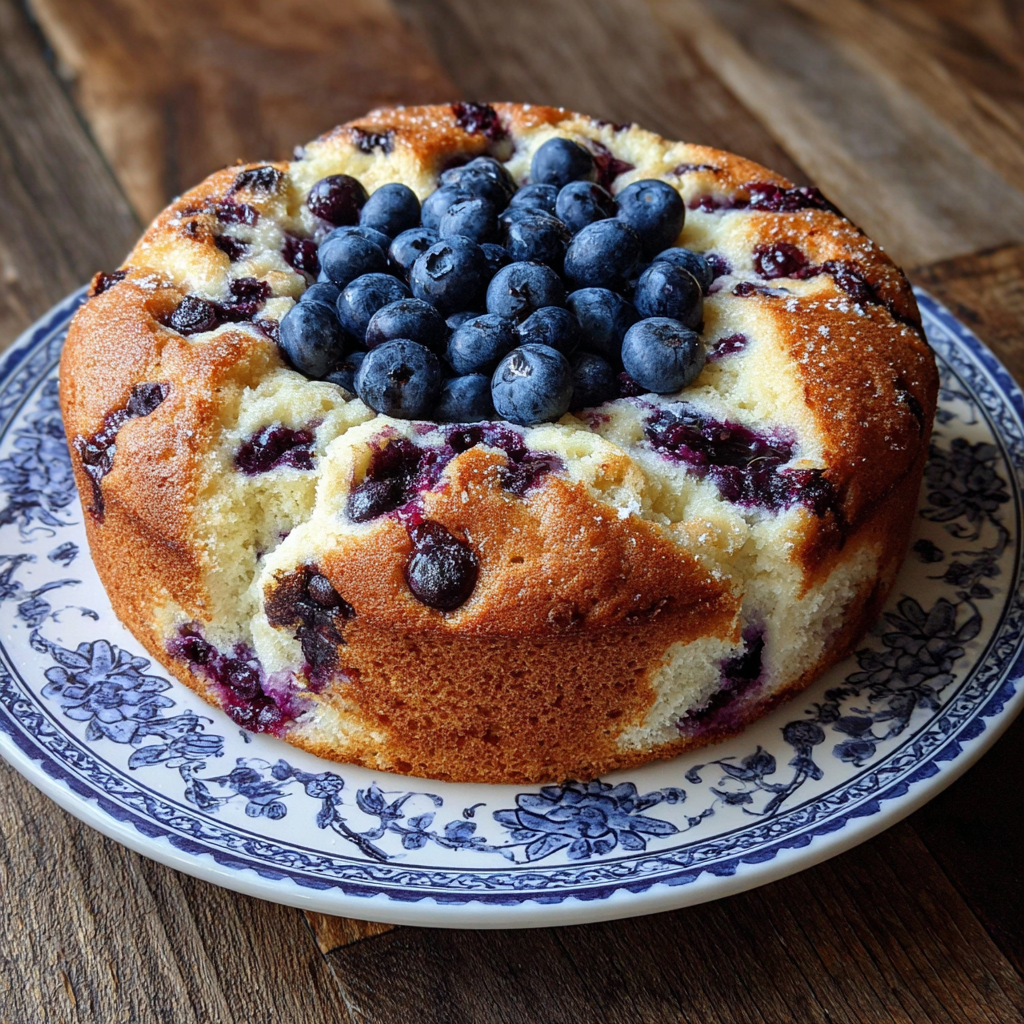 Blueberry Cream Cheese Muffin Cake – Easy Breakfast Dessert 9 Blueberry Cream Cheese Muffin Cake