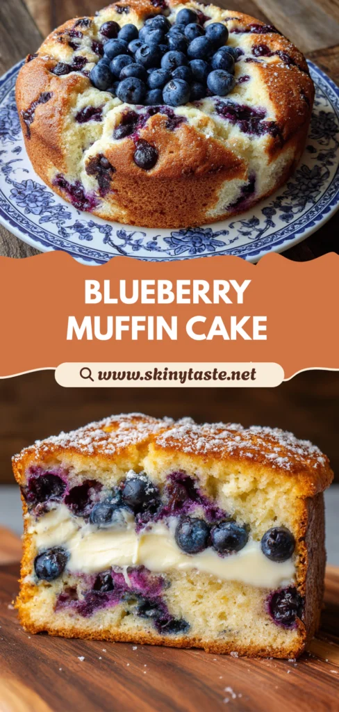 Blueberry Cream Cheese Muffin Cake – Easy Breakfast Dessert 10 Blueberry Cream Cheese Muffin Cake