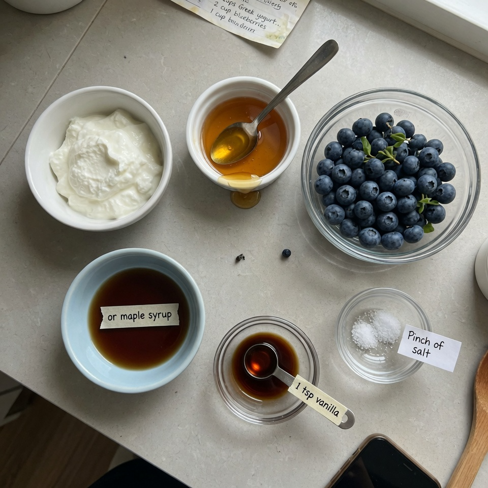 Blueberry Greek Yogurt Bites