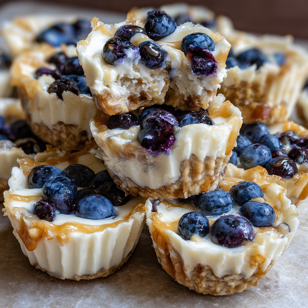 Blueberry Greek Yogurt Bites