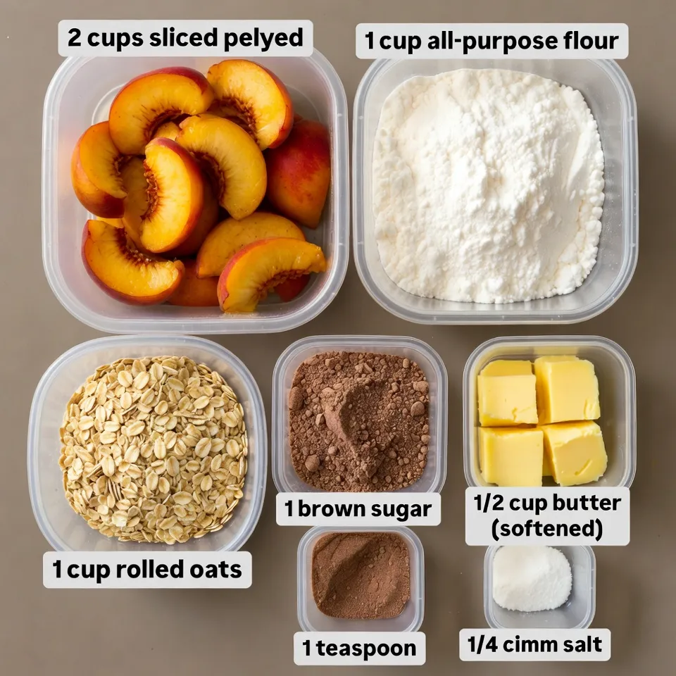 Blueberry Peach Crumble: Easy Summer Dessert with Crispy Topping 7 Blueberry Peach Crumble
