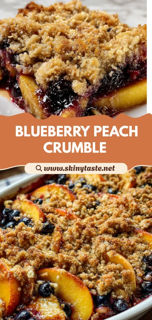 Blueberry Peach Crumble: Easy Summer Dessert with Crispy Topping 10 Blueberry Peach Crumble