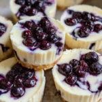 Blueberry Swirl Yogurt Bites